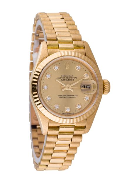 ladies rolex oyster perpetual datejust gold|rolex oyster perpetual woman.